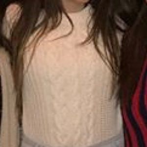 white long sleeve sweater